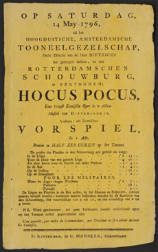 Hocus Pocus, 1796